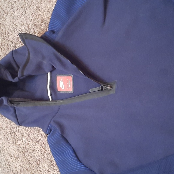 Nike Sportswear Asymmetrical Zip Scuba Neck Hoodie - Picture 4 of 6